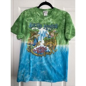 Disney Parks WDW Medium Retired Splash Mountain Graphic Tie Dye Looking Trouble